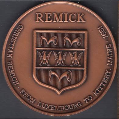Jerome Remick - REMICK - Bronze - Mdaille