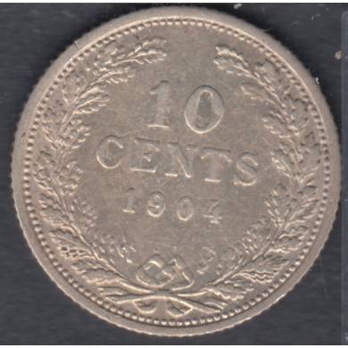 1904 - 10 Cents - VF - Pays Bas