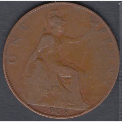 1908 - 1 Penny - Geat Britain