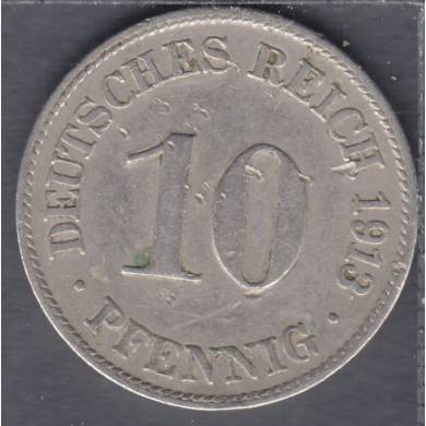 1913 D - 10 Pfennig - Allemagne