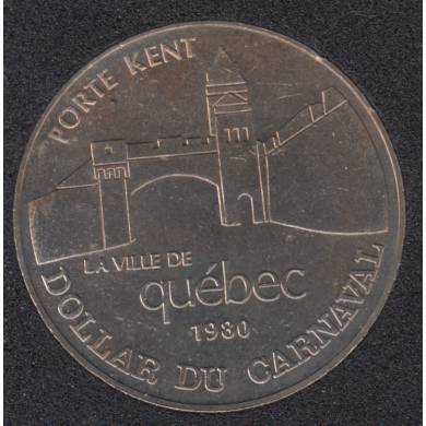 Quebec -1980 Carnival of Quebec - Eff. 1962/Porte Kent - Trade Dollar