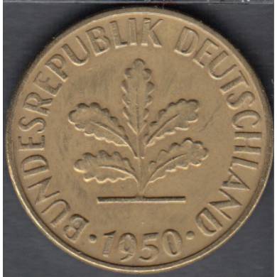 1950 D - 5 Pfennig - FR - Germany