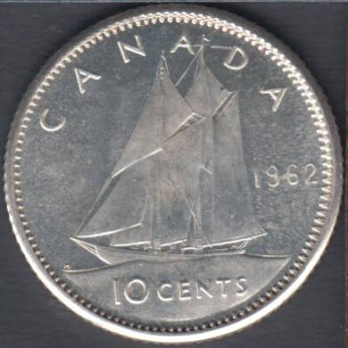 1962 - B.Unc - Canada 10 Cents