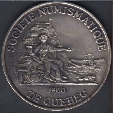 Quebec Socit Numismatique - 1984 - Jean-Pierre Pare - Cuivre - 100 pcs - Mdaille