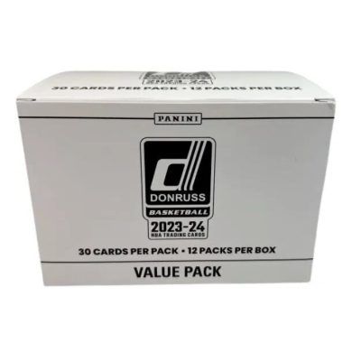 2023-24 Panini Donruss Basketball Value Fat Pack Box - 12 packs