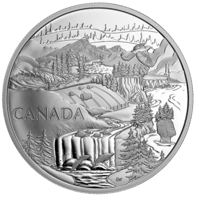 2022 - $30 - Pièce de 2 oz en argent fin – Kaléidoscope du Canada