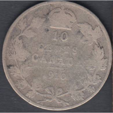 1910 - Good - Canada 10 Cents