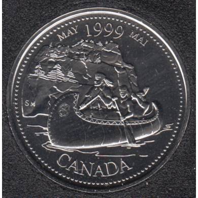 1999 - #5 NBU - Mai - Canada 25 Cents