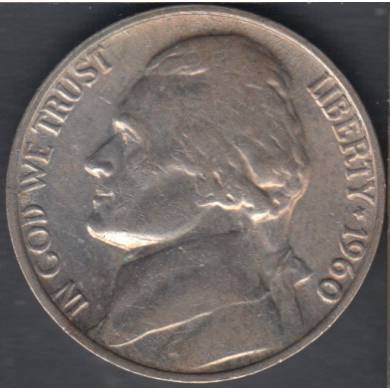 1960 - EF - Jefferson - 5 Cents