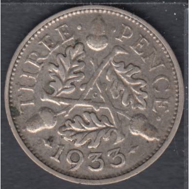 1933 - 3 Pence - Grande Bretagne