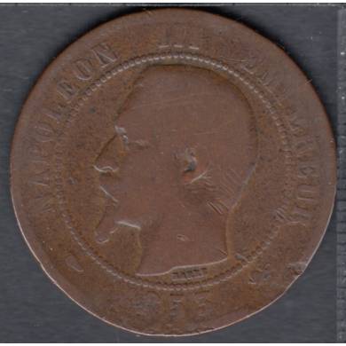1853 D - 10 Centimes - France