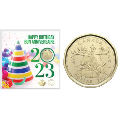 2023 - Birthday Five-Coin Uncirculated Gift Card Set