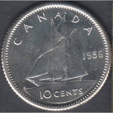1956 - Proof Like - Canada 10 Cents