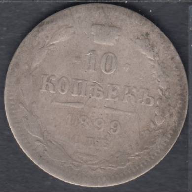 1899 - 10 Kopeks - Russie