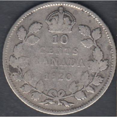 1920 - Good - Canada 10 Cents