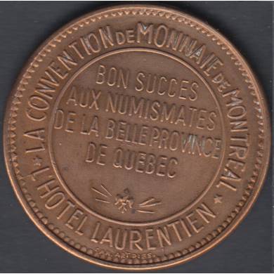 Convention de Monnaie de Montral - Montreal Coin Club - Good for 50