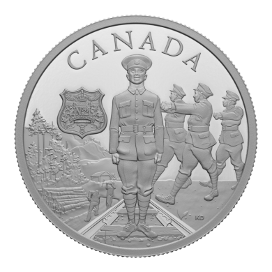 2023 - $20 - Pure Silver Coin  Commemorating Black History: No. 2 Construction Battalion