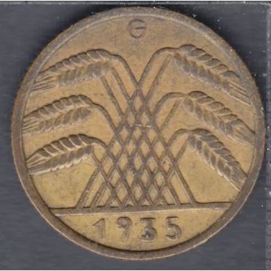 1935 G - 10 Reichspfennig - Germany