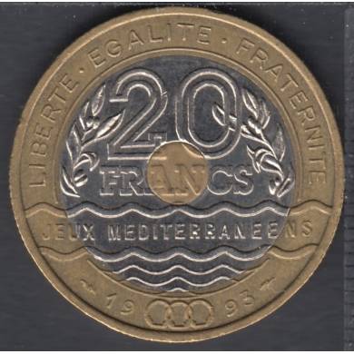 1993 - 20 Francs - Mediterranean Games - France