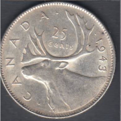 1943 - VF - Canada 25 Cents