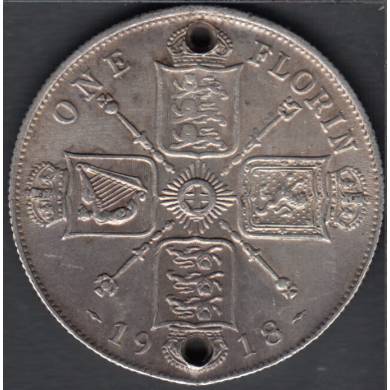 1918 - 1 Florin (2 Shillings) - Grande Bretagne