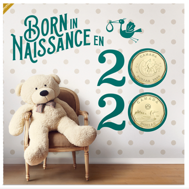 2020 - Baby 6-Coin Gift Card Set