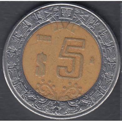 1998 Mo - 5 Pesos - Mexico