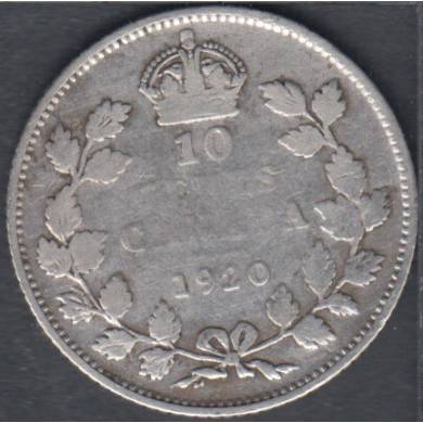 1920 - VG - Canada 10 Cents