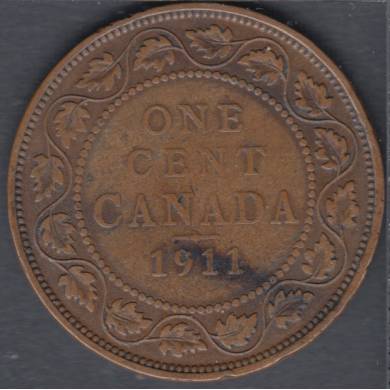 1911 - VG/F - Canada Large Cent