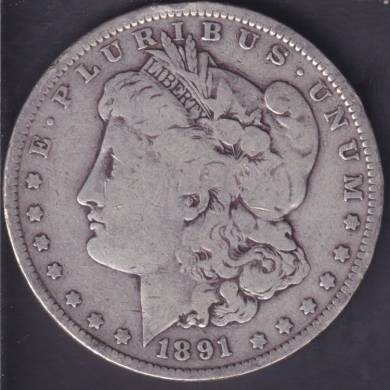 1891 O - VG/F - Morgan Dollar USA