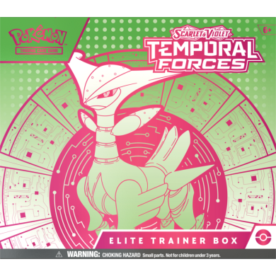 Pokemon Scarlet & Violet Temporal Forces Iron Leaves - Elite Trainer Box