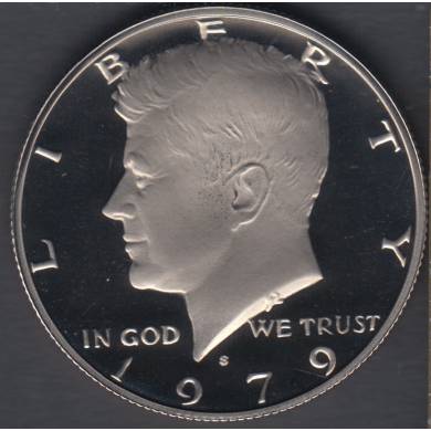 1979 S - Proof - Type 2 - Kennedy - 50 Cents