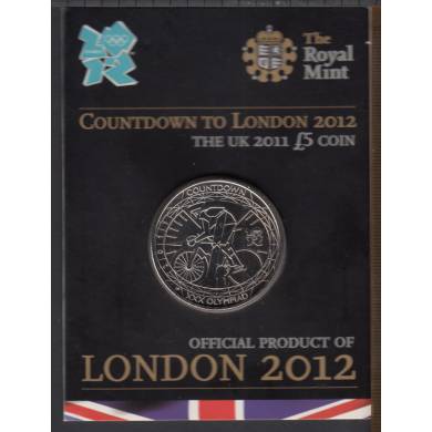 2011 - 5 Pounds - B. Unc - Countdown to London 2012 - Great Britain