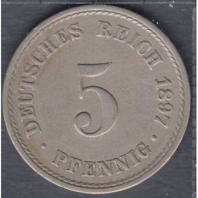 1897 A - 5 Pfennig - Germany