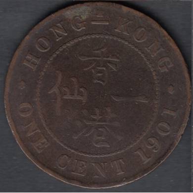 1901 - 1 Cent - Hong Kong
