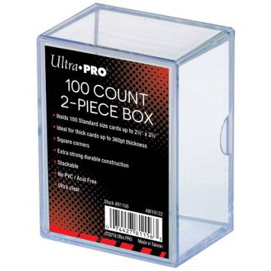 Boite Storage pour 100 Cartes - Paquet de 2 - Ultra PRO