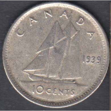 1939 - VF - Canada 10 Cents