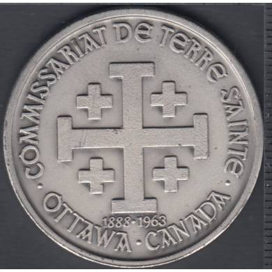 1963 - 1888- Holy Land Commission Medal