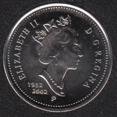 2002 - 1952 P - B.Unc - Canada 5 Cents