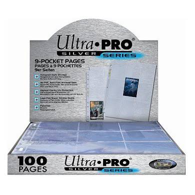 100 Pages - 9 Pocket - Silver Series - Ultra PRO