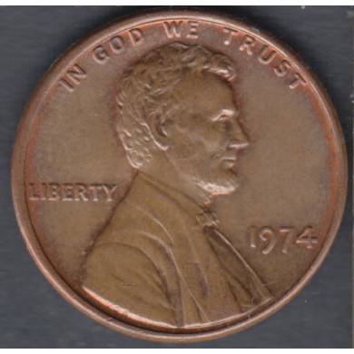 1974 - AU - UNC - Lincoln Small Cent