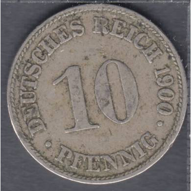 1900 D - 10 Pfennig - Germany
