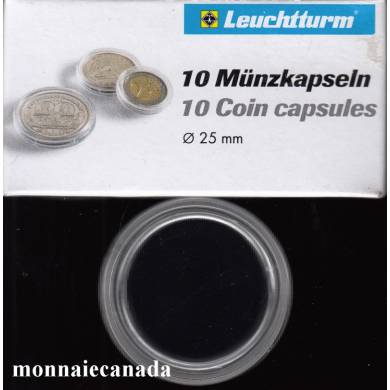 COIN CAPSULES 25MM