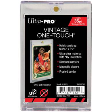 One Touch Vintage - Hold 35 Pt Cards - Fermeture Magnetique - Ultra-Pro