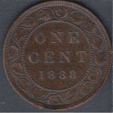 1888 - EF - Canada Large Cent
