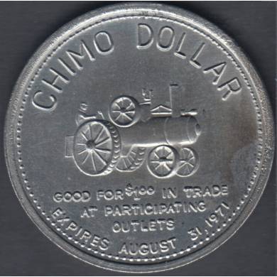 1971 - Saskchimo Expo -Saskatoon Sk - Chimo $1
