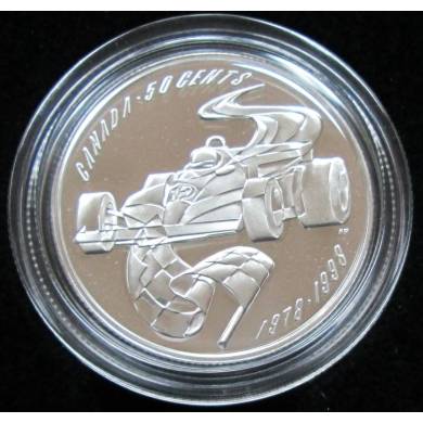 1998 - Auto Racing - Proof - 50 Cents Sports - Gilles Villeneuve