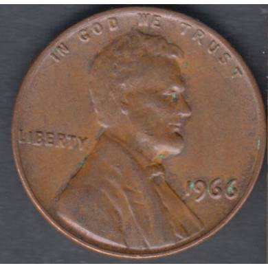 1966 - AU - UNC - Lincoln Small Cent