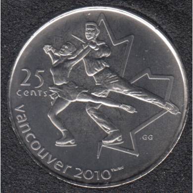 2008 - #3 B.Unc - Figure Skating - Canada 25 Cents