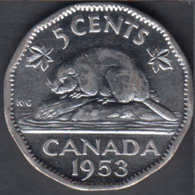 1953 - SF - AU - Canada 5 Cents